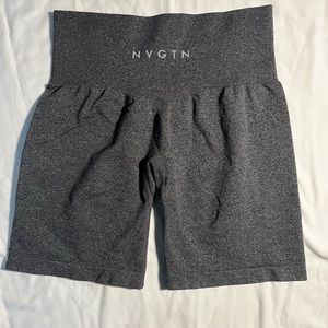 NVGTN Black Speckled Pro Seamless Shorts